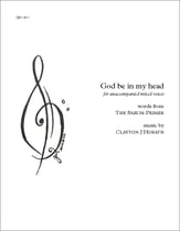 God be in my head SATB choral sheet music cover